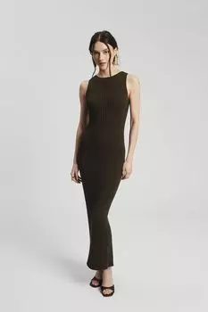 Платье трикотажное без рукавов облегающего кроя Nume