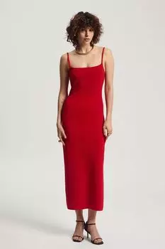 Платье трикотажное на бретельках Nume