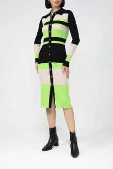 Платье трикотажное на пуговицах SABRINA SCALA