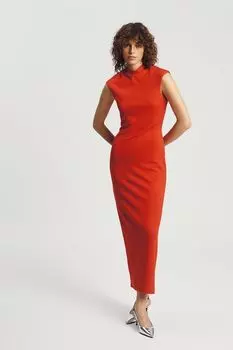Платье трикотажное приталенное без рукавов Nume