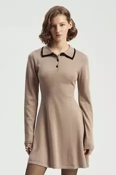 Платье трикотажное приталенное Nume