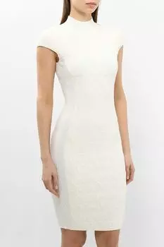 Платье трикотажное приталенное с воротником стойкой Marciano by Guess