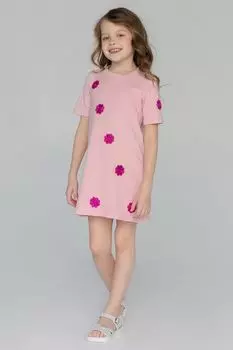 Платье трикотажное с аппликациями EVIKA KIDS