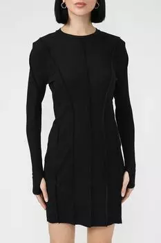 Платье трикотажное с декоративными швами BELUCCI