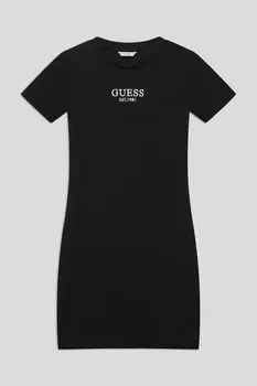 Платье трикотажное с логотипом Guess