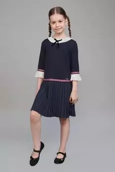 Платье трикотажное с плиссированной юбкой Choupette