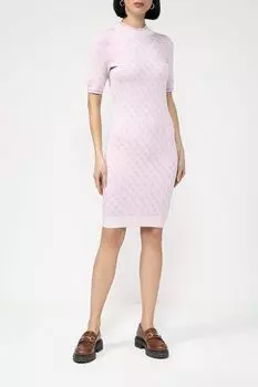 Платье трикотажное с принтом Guess