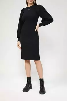 Платье трикотажное с пышным рукавом Karl Lagerfeld