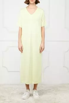 Платье трикотажное с разрезами ELEGANZZA