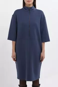 Платье трикотажное с воротником на молнии Auranna