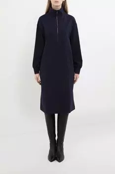 Платье трикотажное с воротником на молнии Auranna