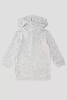 Платье-туника с капюшоном и со звездами из страз EVIKA KIDS