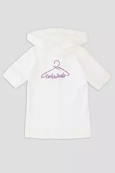 Платье-туника с капюшоном и со стразами EVIKA KIDS