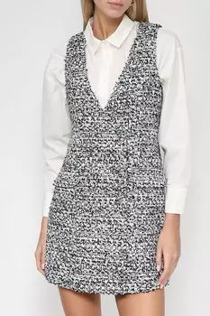 Платье твидовое с запахом BELUCCI