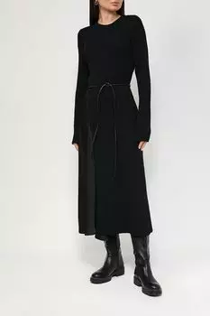 Платье в рубчик с поясом Ipekyol