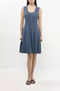 Платье вязаное без рукавов текстурное BELUCCI