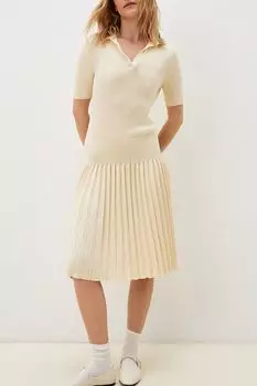 Платье вязаное с плиссированной юбкой KSI KSI