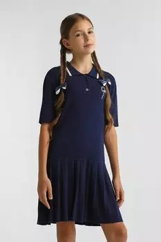 Платье вязаное с юбкой в складку GIOCO