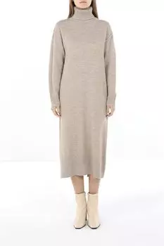 Платье вязаное с высоким воротником BELUCCI