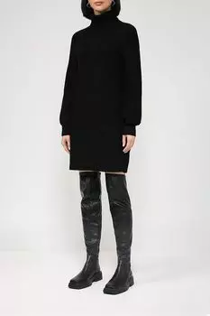 Платье вязаное с высоким воротником Emme Marella