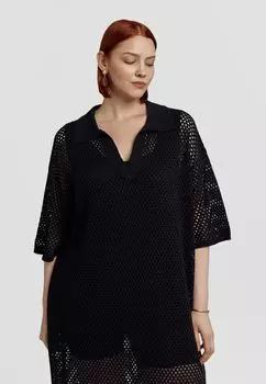 Платье вязаное в сетку DIVNO