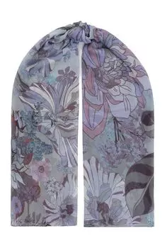 Платок из шелка и хлопка ELEGANZZA