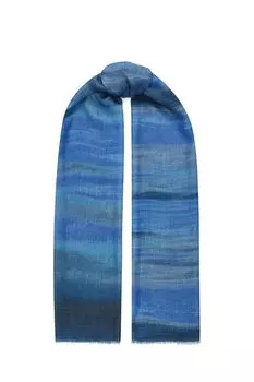 Платок из шелка и шерсти с принтом ELEGANZZA