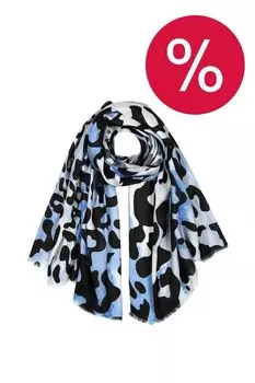 Платок из смесового хлопка с принтом Mellizos