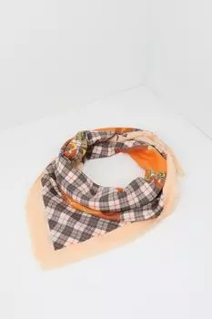 Платок из смесовой шерсти с принтом Auranna