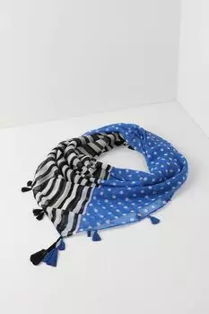 Платок с принтом и кистями Mellizos