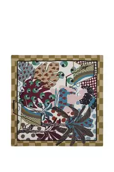 Платок с добавлением шелка с принтом Labbra