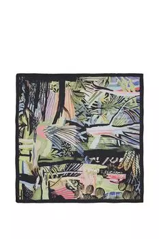 Платок с добавлением шелка с принтом Labbra