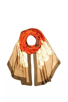 Платок с добавлением шелка с принтом Mellizos