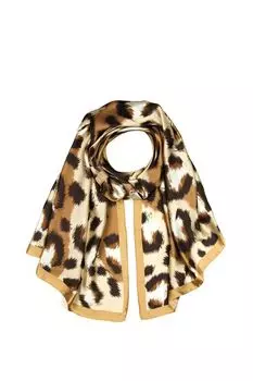 Платок с добавлением шелка с принтом Mellizos