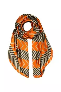 Платок с добавлением шелка с принтом Mellizos