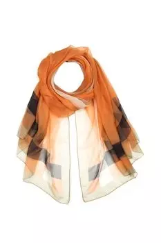 Платок с добавлением шелка с принтом Mellizos