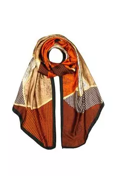 Платок с добавлением шелка с принтом Mellizos