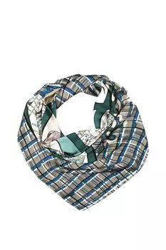 Платок с добавлением шелка с принтом Mellizos