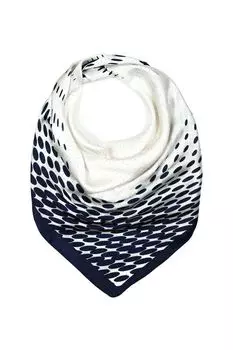 Платок с добавлением шелка с принтом Mellizos