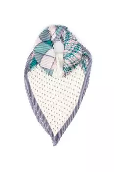 Платок с добавлением шелка с принтом Mellizos