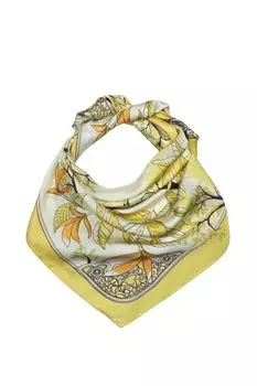 Платок с добавлением шелка с принтом Mellizos