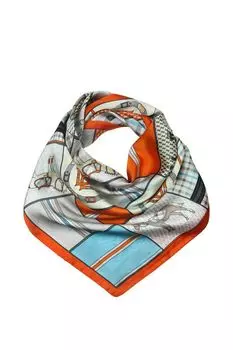 Платок с добавлением шелка с принтом Mellizos