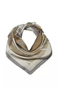 Платок с добавлением шелка с принтом Mellizos