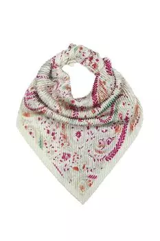 Платок с добавлением шелка с принтом Mellizos