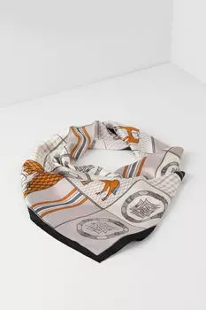 Платок с добавлением шелка с принтом Mellizos