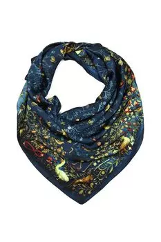 Платок с добавлением шелка с принтом Mellizos
