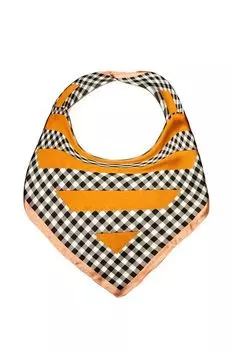 Платок с добавлением шелка с принтом Mellizos