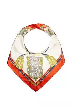 Платок с добавлением шелка с принтом Mellizos