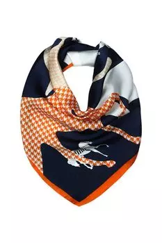 Платок с добавлением шелка с принтом Mellizos