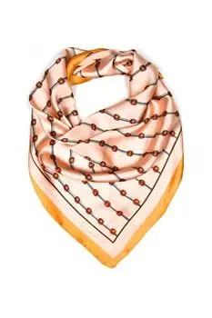 Платок с добавлением шелка с принтом Mellizos